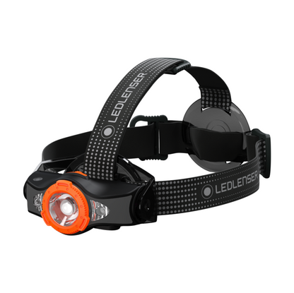 Lampe frontale LED Ledlenser MH11 1000 lm IPX4 noir / orange (502166) + 1x batterie + 1x câble de charge