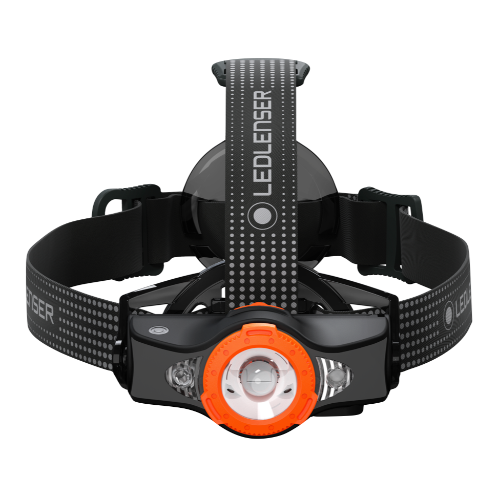 Lampe frontale LED Ledlenser MH11 1000 lm IPX4 noir / orange (502166) + 1x batterie + 1x câble de charge