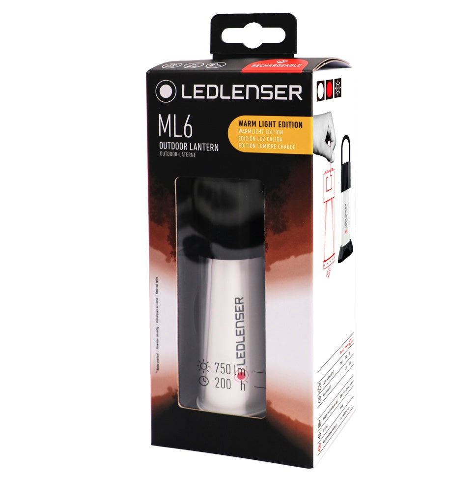 Ledlenser ML6 Warm Light LED Laterne 50 lm IPX6 ( 502084 ) warmweißes Licht