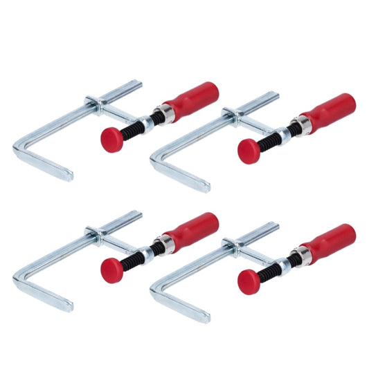 Bessey GTR 12 Set 4x Ganzstahl Tischzwinge mit Hebelgriff Zwinge 120 / 60 mm