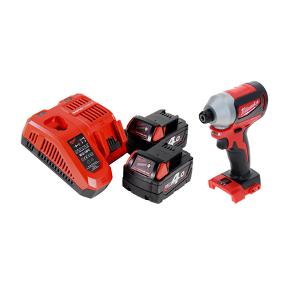 Clé à chocs sans fil Milwaukee M18 BLID2-402FC 18 V 180 Nm 1/4" brushless + 2x batteries 4,0 Ah + chargeur