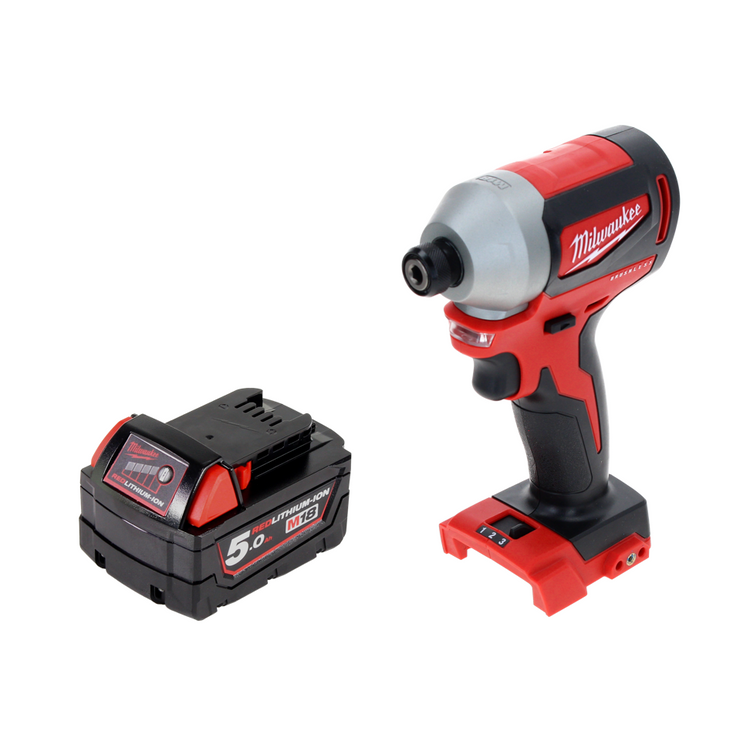 Milwaukee M18 BLID2-501 Akku Schlagschrauber 18 V 180 Nm 1/4" Brushless + 1x Akku 5,0 Ah - ohne Ladegerät - Toolbrothers