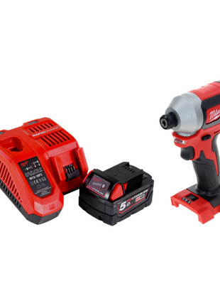 Milwaukee M18 BLID2-501FC Akku Schlagschrauber 18 V 180 Nm 1/4" Brushless + 1x Akku 5,0 Ah + Ladegerät - Toolbrothers