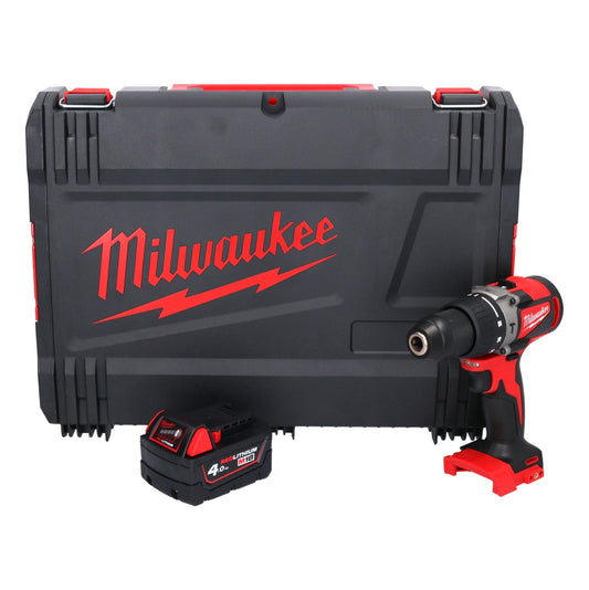 Perceuse à percussion sans fil Milwaukee M18 BLPD2-401X 18 V 82 Nm sans balais + 1x batterie 4,0 Ah + boîtier HD - sans chargeur