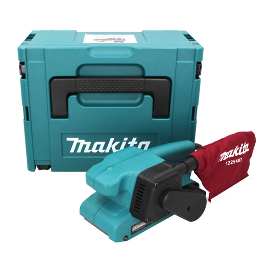 Ponceuse à bande Makita 9911 J 650 watts 76 mm + Makpac