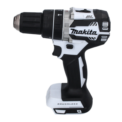 Makita DHP 484 RM W perceuse à percussion sans fil 18 V 54 Nm sans balais blanc + 2x batteries 4,0 Ah + chargeur