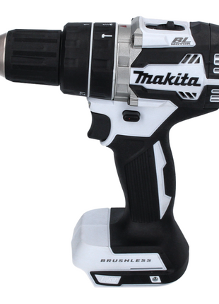 Makita DHP 484 ZJ W Taladro percutor inalámbrico 18 V 54 Nm sin escobillas blanco + Makpac - sin batería, sin cargador