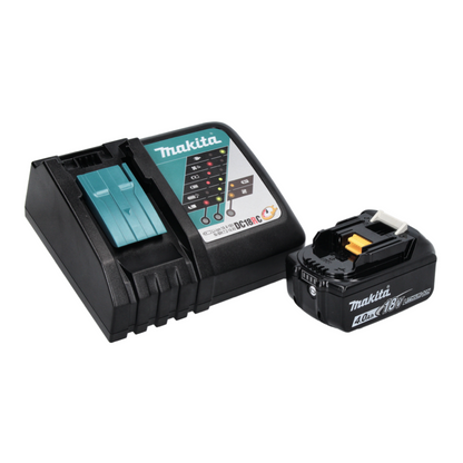 Makita DHP 484 RM1J W perceuse à percussion sans fil 18 V 54 Nm sans balais blanc + 1x batterie 4,0 Ah + chargeur + Makpac