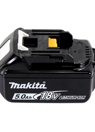 Makita DHP 484 T1J W perceuse à percussion sans fil 18 V 54 Nm sans balais blanc + 1x batterie 5,0 Ah + Makpac - sans chargeur