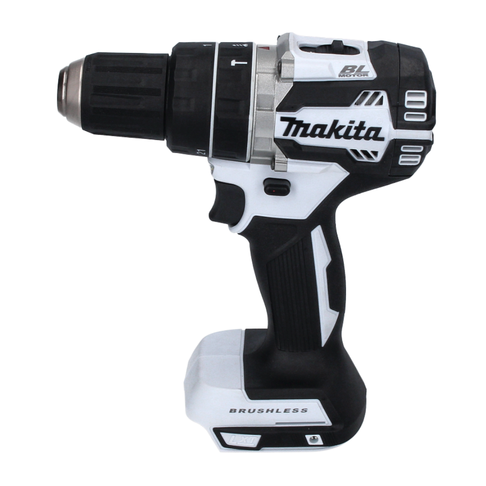 Makita DHP 484 G1J W perceuse à percussion sans fil 18 V 54 Nm sans balais blanc + 1x batterie 6,0 Ah + Makpac - sans chargeur