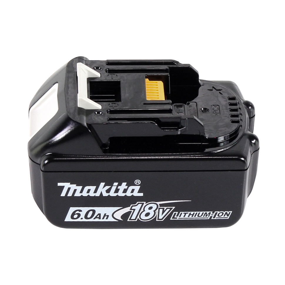 Makita DHP 484 G1J W perceuse à percussion sans fil 18 V 54 Nm sans balais blanc + 1x batterie 6,0 Ah + Makpac - sans chargeur