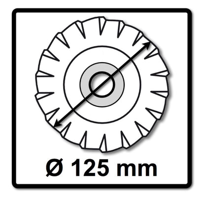 Mirka Abranet Max Flap Disc T29 Set 125 mm 22 mm ALOX 40 20 Stück ( 20x 8896700140 ) Fächerscheibe für Aluminium, Verbundstoffe, Lack - Toolbrothers