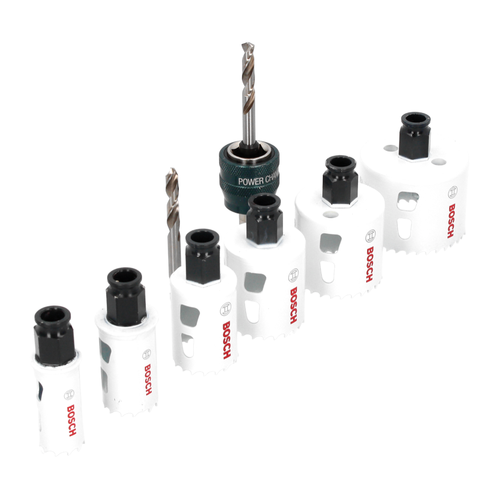 Bosch Progressor for Wood & Metal Elektriker Lochsägen Set 9 tlg. ( 2608594188 ) Bi Metall HSS - Toolbrothers