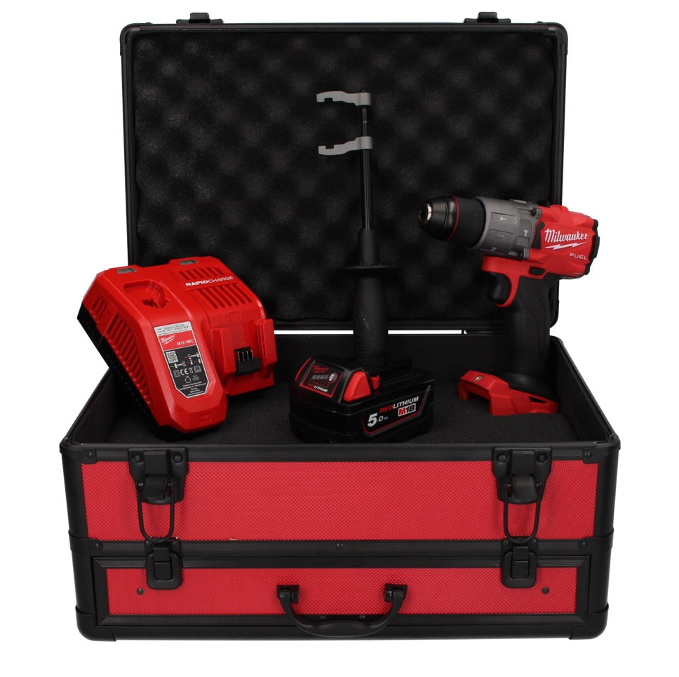 Milwaukee M18 FPD2-501FC TX Akku Schlagbohrschrauber 18 V 135 Nm + 1x Akku 5,0 Ah + Ladegerät + TX Koffer