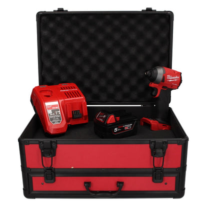 Clé à chocs sans fil Milwaukee M18 FID2-501FC TX 18V ¼″ 226Nm + 1x batterie 5,0 Ah + chargeur + coffret TX