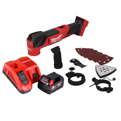 Outil multifonction à batterie Milwaukee M18 FMT-501 FC 18 V sans balais + 1x batterie 5,0 Ah + chargeur