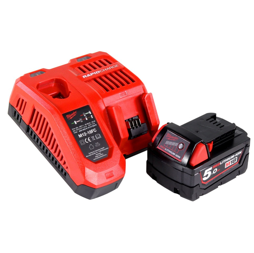 Milwaukee M18 FMT-501 FC Akku Multitool 18 V Brushless + 1x Akku 5,0 Ah + Ladegerät