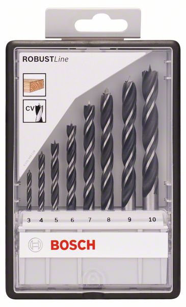 Bosch Holzbohrer Set 8 tlg. 3 - 10 mm ( 2607010533 ) - Toolbrothers