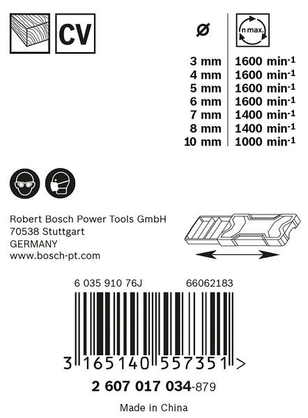 Bosch Holzbohrer Set 7 tlg. 3 - 10 mm ( 2607017034 ) - Toolbrothers