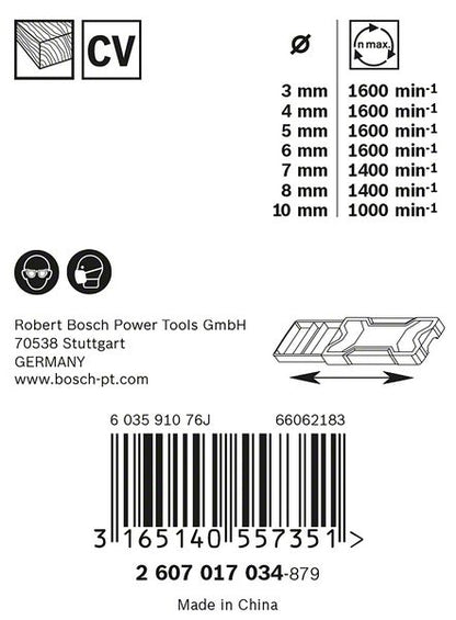 Bosch Holzbohrer Set 7 tlg. 3 - 10 mm ( 2607017034 ) - Toolbrothers