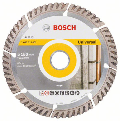 Bosch Standard for Universal Diamanttrennscheibe 150 x 22,23 mm ( 2608615061 ) - Toolbrothers