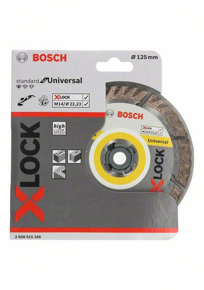 Bosch Expert X-LOCK Diamanttrennscheibe Standard for Universal 125 x 22,23 mm 1 Stk. ( 2608615166 ) - Toolbrothers