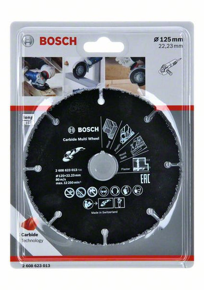 Bosch Carbide Multi Wheel Hartmetall Trennscheibe 125 mm ( 2608623013 ) - Toolbrothers