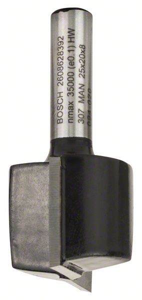 Bosch Nutenfräser Standard for Wood 8 x 25 x 51 mm ( 2608628392 ) Zweischneidig - Toolbrothers