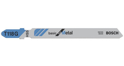 Bosch T 118 G Stichsägeblätter Basic for Metal 5 Stk. 92 mm ( 2608631012 ) - Toolbrothers