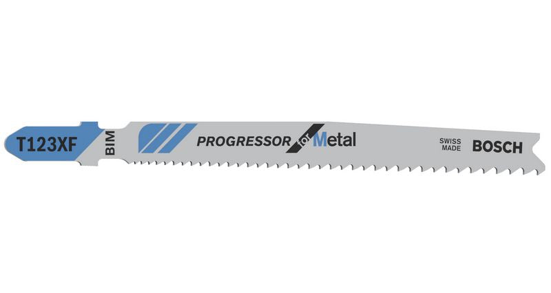 Bosch T 123 XF Stichsägeblatt Progressor for Metal 5 Stk. 100 mm ( 2608638473 ) - Toolbrothers