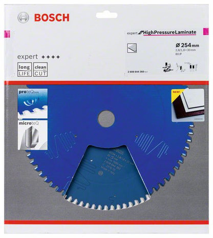 Bosch Expert for High Pressure Laminate Kreissägeblatt ( 2608644360 ) 254 x 30 x 2,8 mm 80 Zähne - Toolbrothers