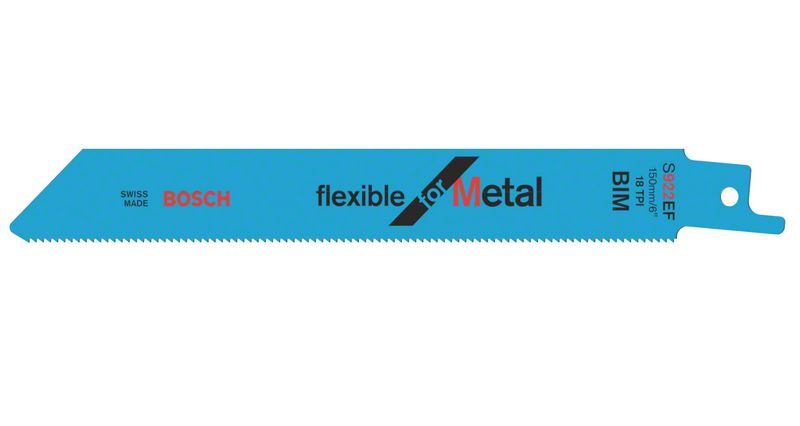 Bosch 5 Säbelsägeblätter 150 mm Progressor Flexible for Metal S 922 EF ( 2608656015 ) - Toolbrothers