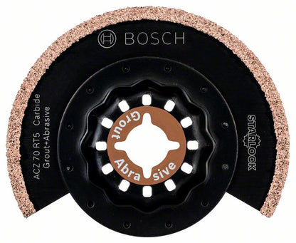 Bosch ACZ 70 RT5 Lame à concrétion carbure pour outils multi-fonctions Starlock 70 mm VPI1, coupes fines (2608661692)