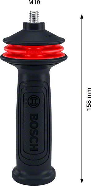 Bosch EXPERT Poignée Vibration Control M10 169 x 69 mm (2608900000) pour meuleuse d'angle - successeur de 2602025171