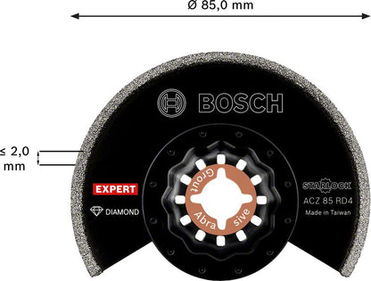 Bosch EXPERT ACZ 85 RD4 lame de scie segment diamantée Starlock 85 mm 10 pièces (2608900035) pour carrelage - successeur de 2608664482