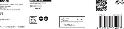 Bosch EXPERT SelfCut Speed Flachfräsbohrer Set 14 - 24 mm 6 tlg. ( 2608900332 ) für Holz - Nachfolger von 2608595424 - Toolbrothers