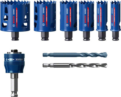 Bosch Expert Tough Material Lochsägen Set 22 - 68 mm 9 tlg. ( 2608900446 ) Carbide Universal - Toolbrothers