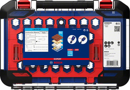 Bosch Expert Kit de scies-cloches pour matériaux de construction 10 pièces 20 / 25 / 32 / 38 / 51 / 64 x 60 mm (2608900490) Technologie carbure pour perceuses rotatives et à percussion