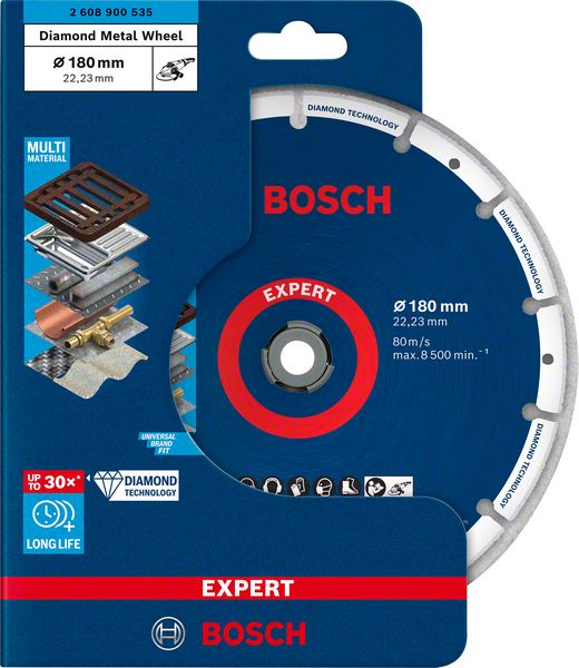 Bosch Expert Diamond Metal Wheel Trennscheibe 180 x 22,23 mm ( 2608900535 ) Diamond Technology