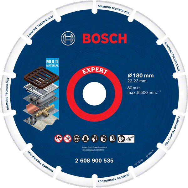 Bosch Expert Diamond Metal Wheel Trennscheibe 180 x 22,23 mm ( 2608900535 ) Diamond Technology