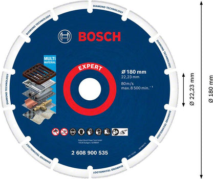 Bosch Expert Diamond Metal Wheel Trennscheibe 180 x 22,23 mm ( 2608900535 ) Diamond Technology