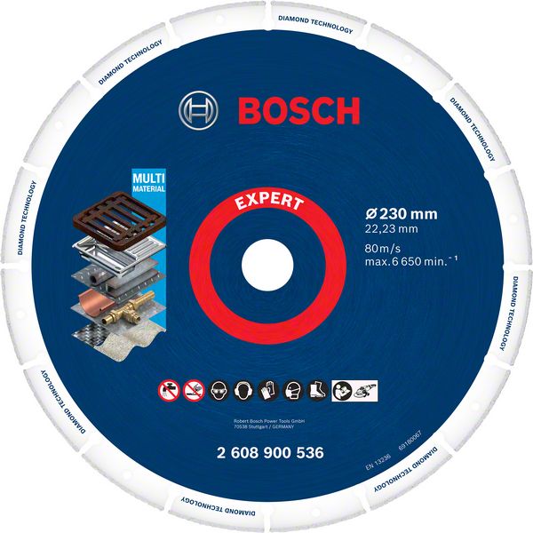 Bosch Expert Diamond Metal Wheel Trennscheibe 230 x 22,23 mm ( 2608900536 ) Diamond Technology