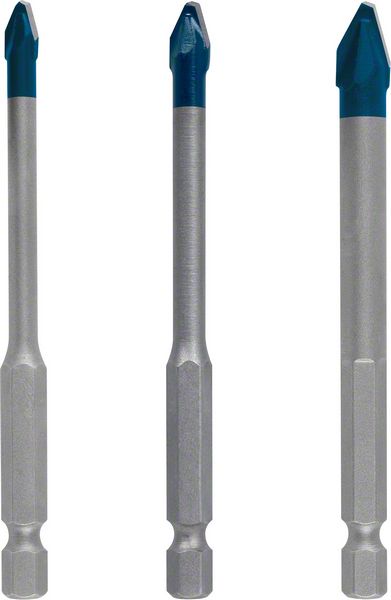 Bosch EXPERT HardCeramic HEX-9 jeu de forets 5,0 - 8,0 x 90 mm 3 pièces (2608900595) Carbide Technology