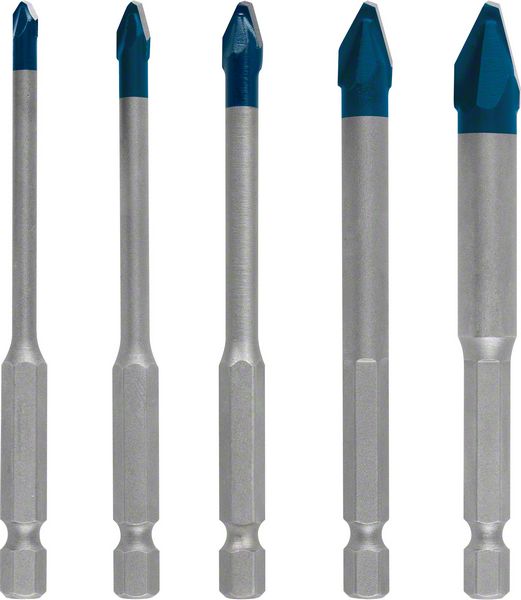 Bosch EXPERT HEX-9 HardCeramic Bohrer Set 4 - 10 mm 5 tlg. ( 2608900597 ) für Fliesen - Toolbrothers