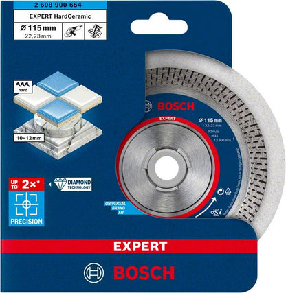 Disque à tronçonner diamanté Bosch EXPERT HardCeramic 115 x 22,23 mm 1 pièce (2608900654) Technologie diamant