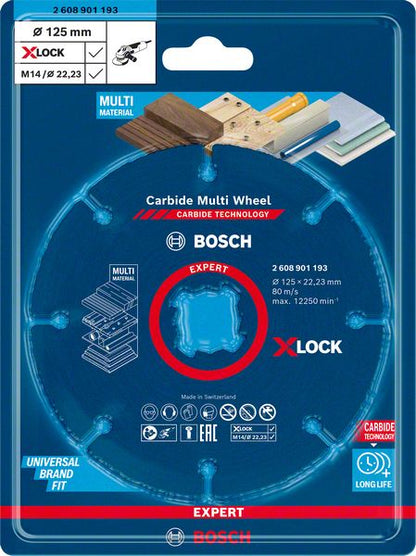 Disque à tronçonner Bosch Expert Carbide Multi Wheel X-LOCK (2608901193) 125 mm x 22,23 mm