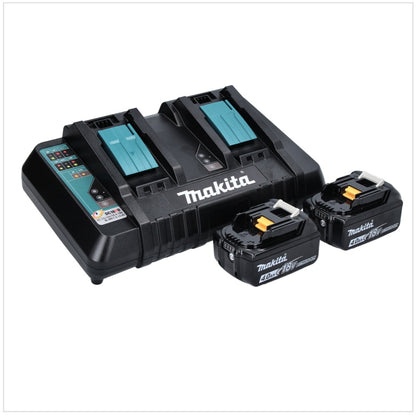 Makita DML 810 PM éclairage de zone LED sur batterie 18 / 36 V (2 x 18 V) 5500 lm IP54 + 2x batteries 4,0 Ah + double chargeur