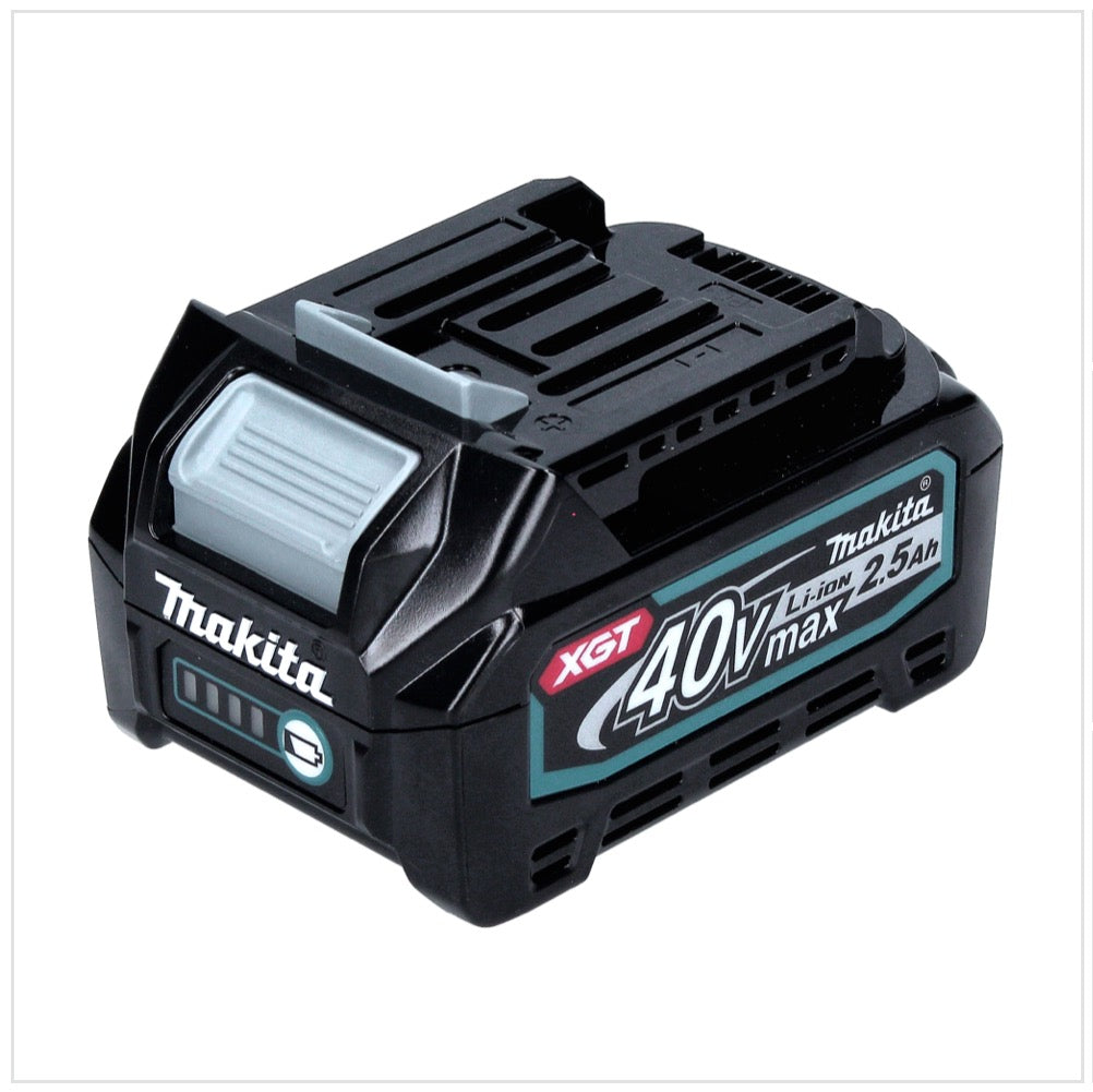 Makita UR 003 GD101 Akku Freischneider 40 V Brushless IPX4 + Akku 2,5 Ah + Schultergurt + Messerkopf + Fadenkopf + Schlagmesser + Tasche - ohne Ladegerät