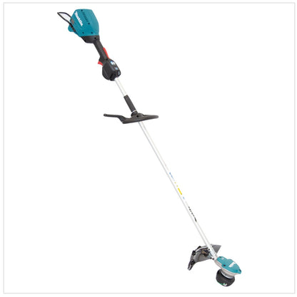 Makita UR 003 GD101 Akku Freischneider 40 V Brushless IPX4 + Akku 2,5 Ah + Schultergurt + Messerkopf + Fadenkopf + Schlagmesser + Tasche - ohne Ladegerät