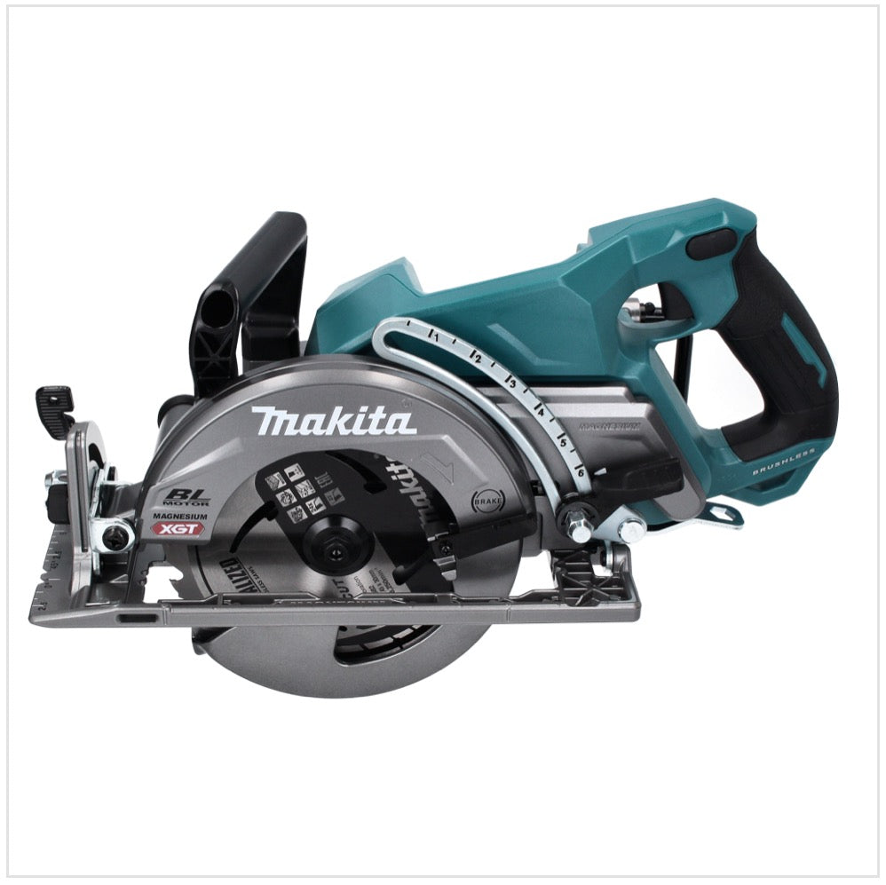 Makita RS 001 GD2 Akku Handkreissäge 40 V max. 185 mm Brushless + 2x Akku 2,5 Ah + Ladegerät